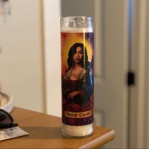 Cardi B prayer candle - Saint Cardi